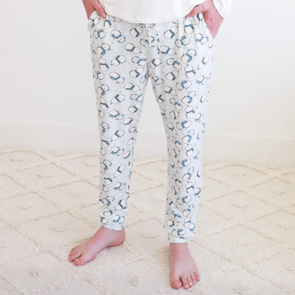 Caden Lane Men’s Jogger Pajama Pants | Frosty Friends
